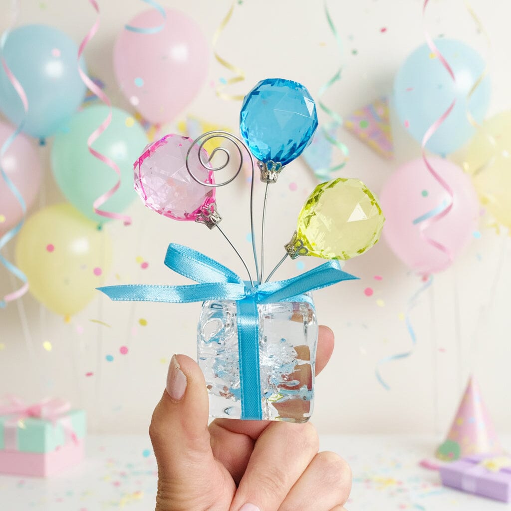 Acrylic Birthday Balloon Bouquet, 23 Decor GANZ 