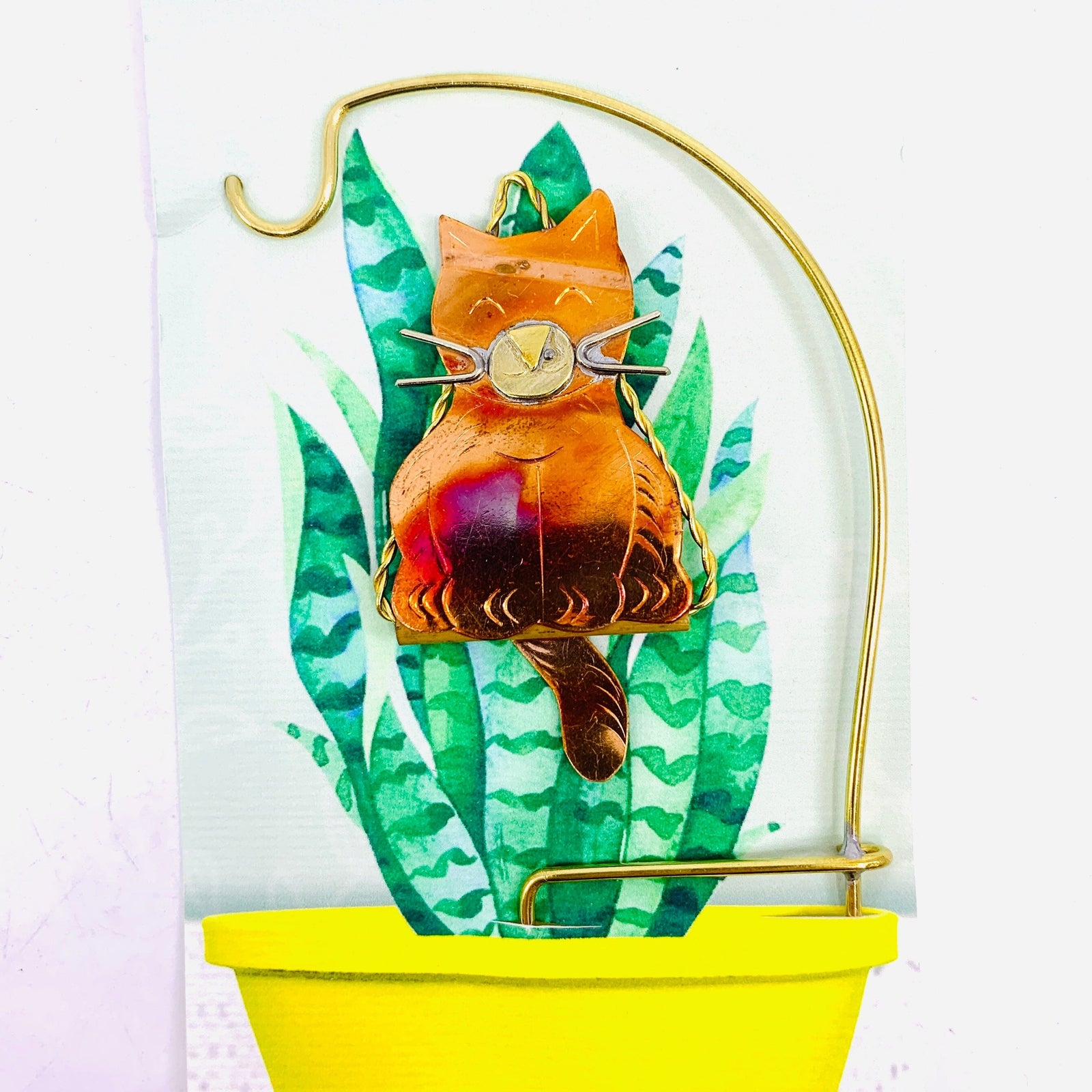 Plant Hangers 14, Perched Pussycat Miniature Pilgrim Imports 