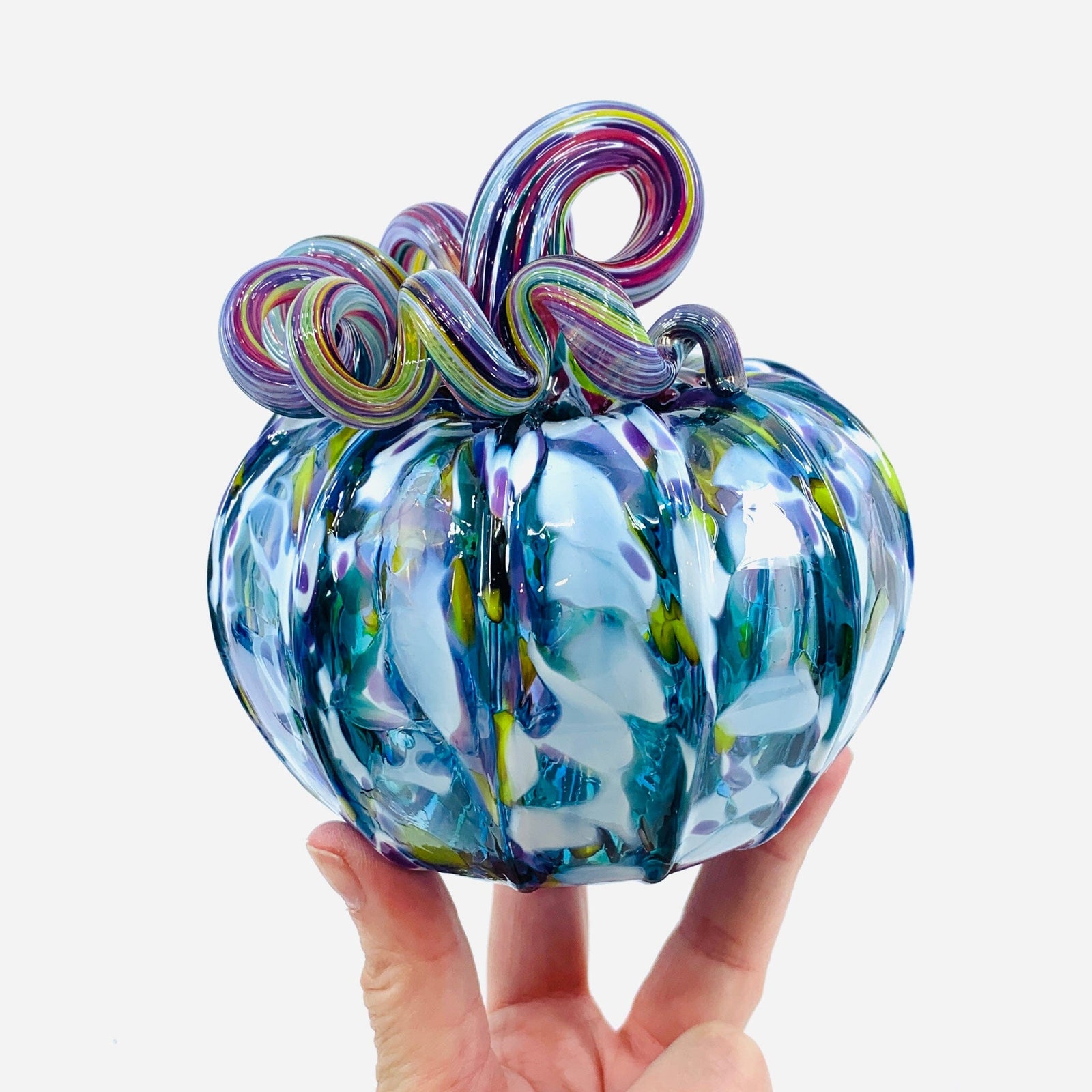Daily Pumpkin 735 Squat Gabby Luke Adams Glass Blowing Studio 
