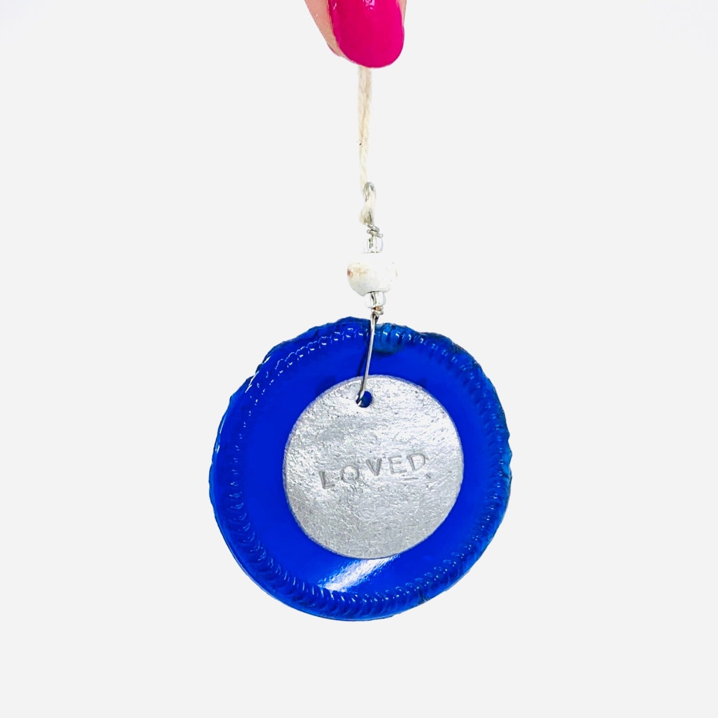 Bottle Bottom Ornament, Loved 2nd Story Goods 