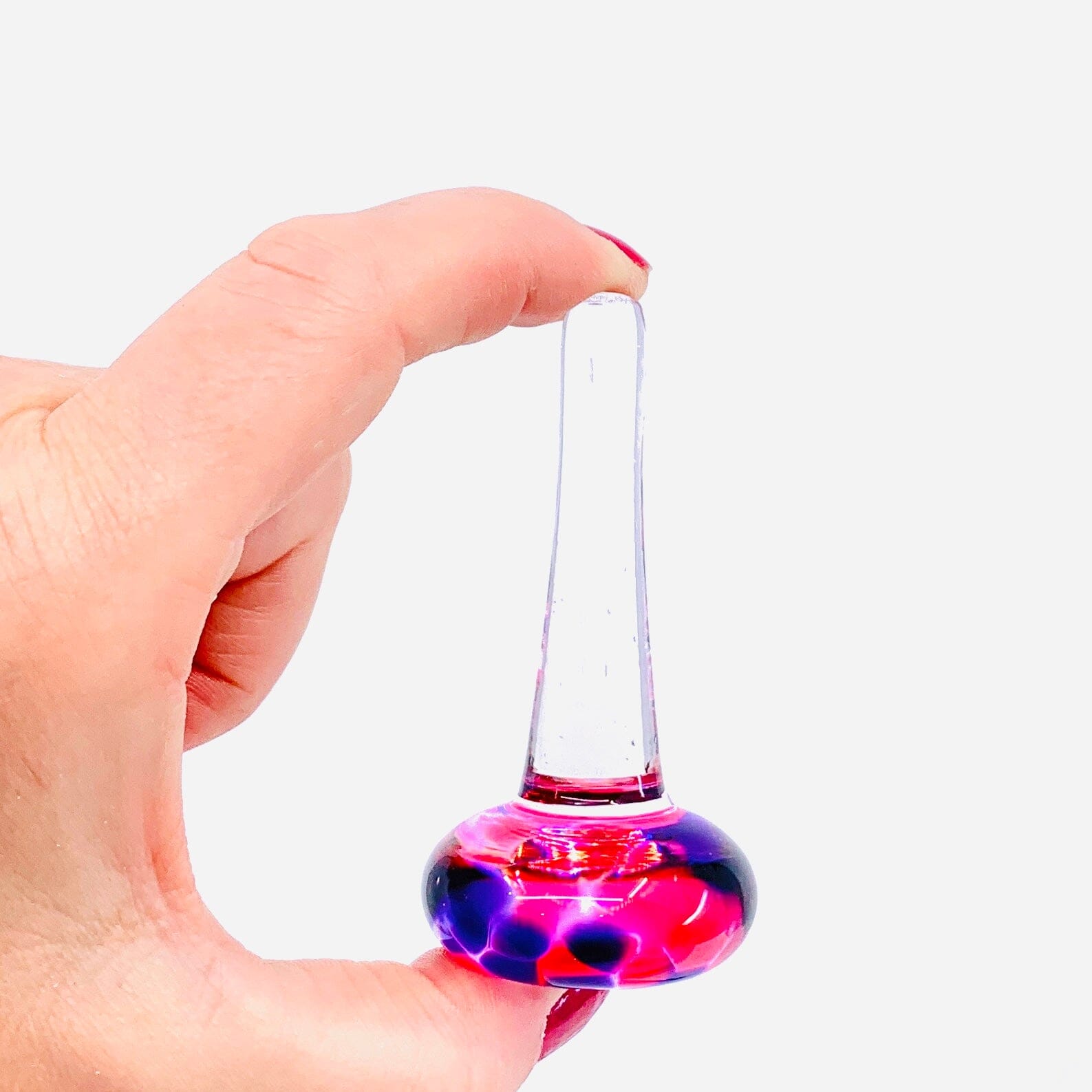 Artisan Glass Ring Holder, 21 Confetti Henrietta Glass 