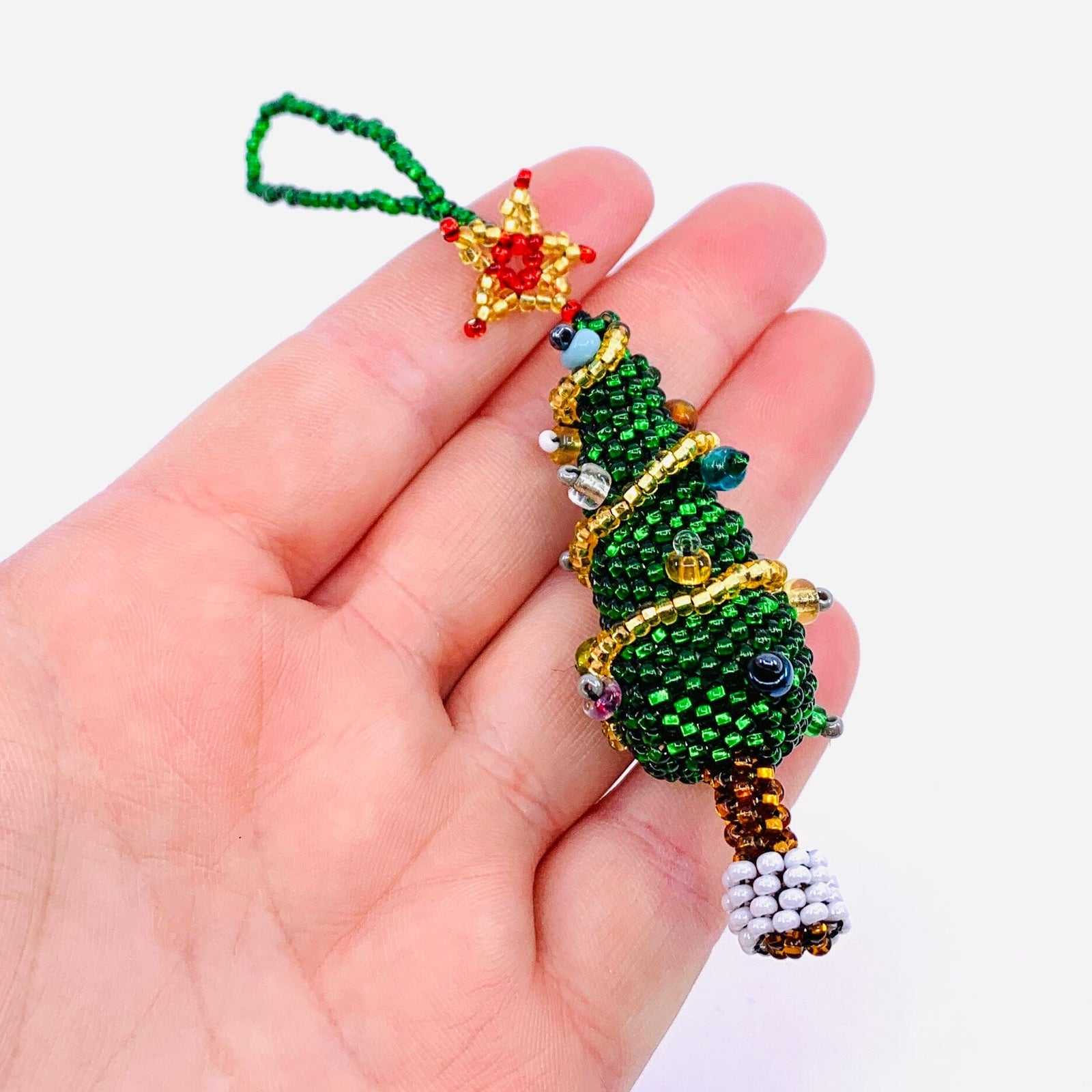 Beaded Christmas Ornament 5, Christmas Tree Ornament Pichincha 