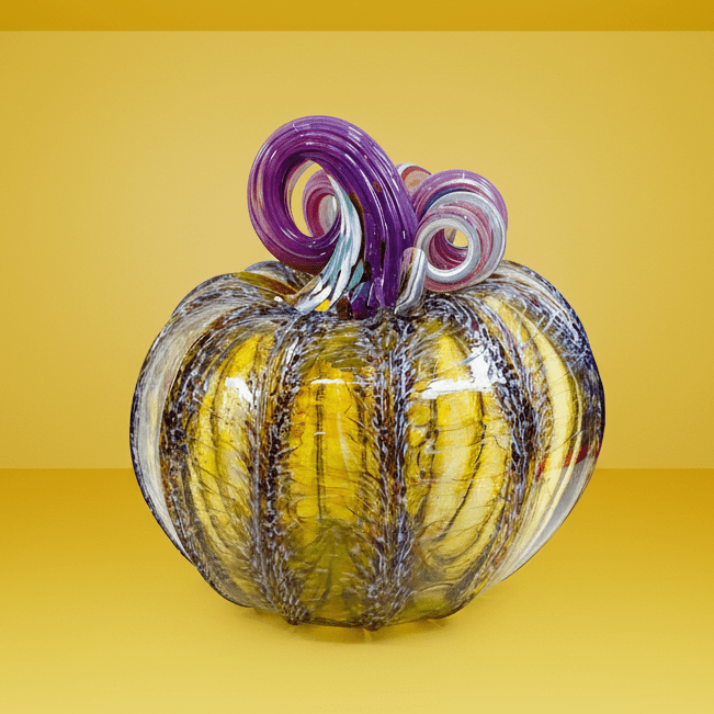 Daily Pumpkin 3011 Squat Gabby Luke Adams Glass Blowing Studio 