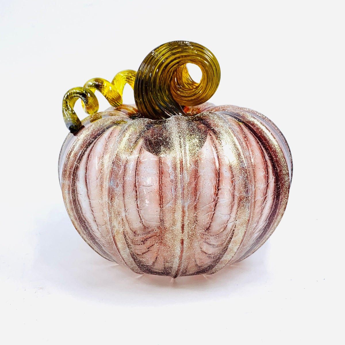 Daily Pumpkin 575 Fall Shimmer Squat Daily Pumpkin Luke Adams Glass Blowing Studio 