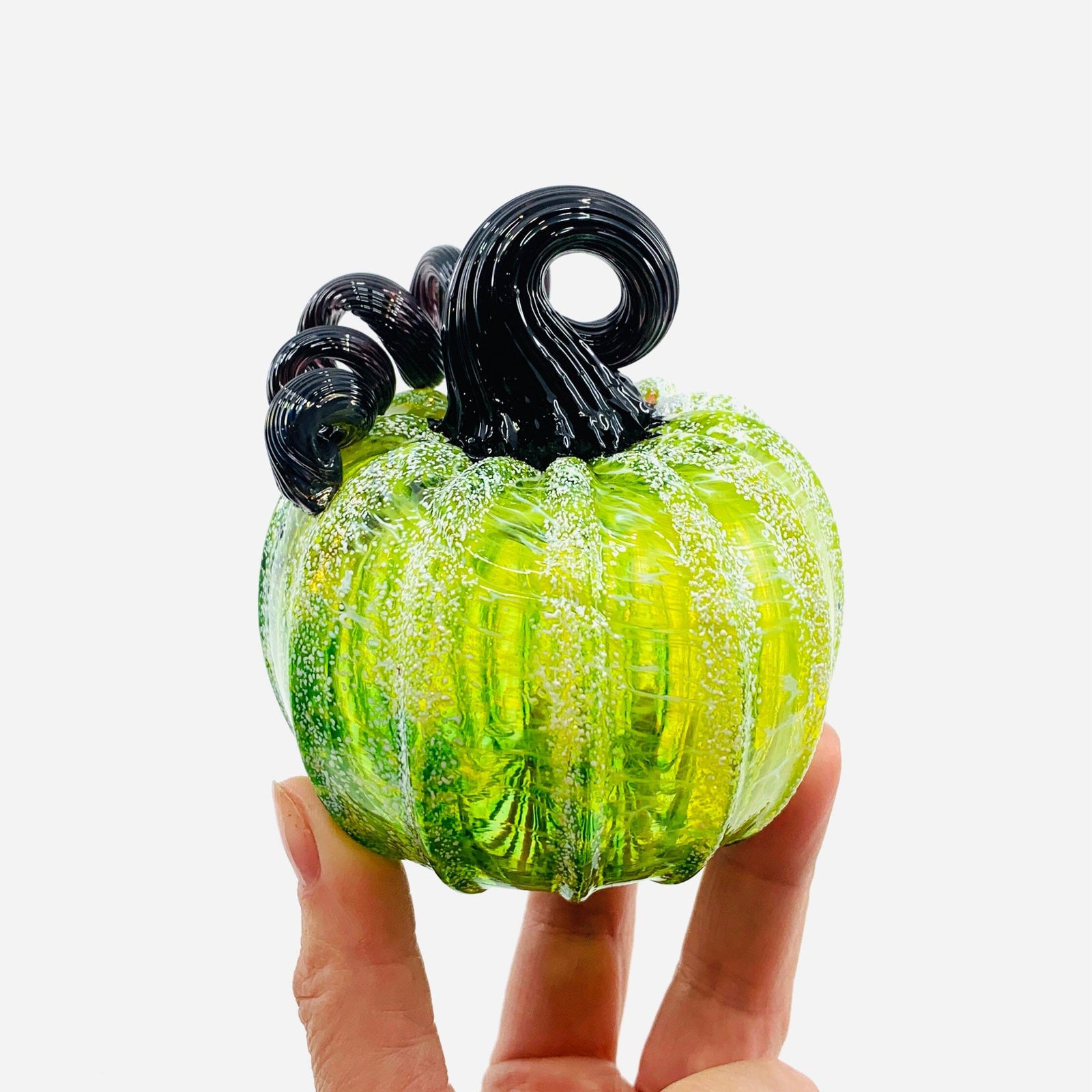 Daily Pumpkin 1342 Mini Daily Pumpkin Luke Adams Glass Blowing Studio 