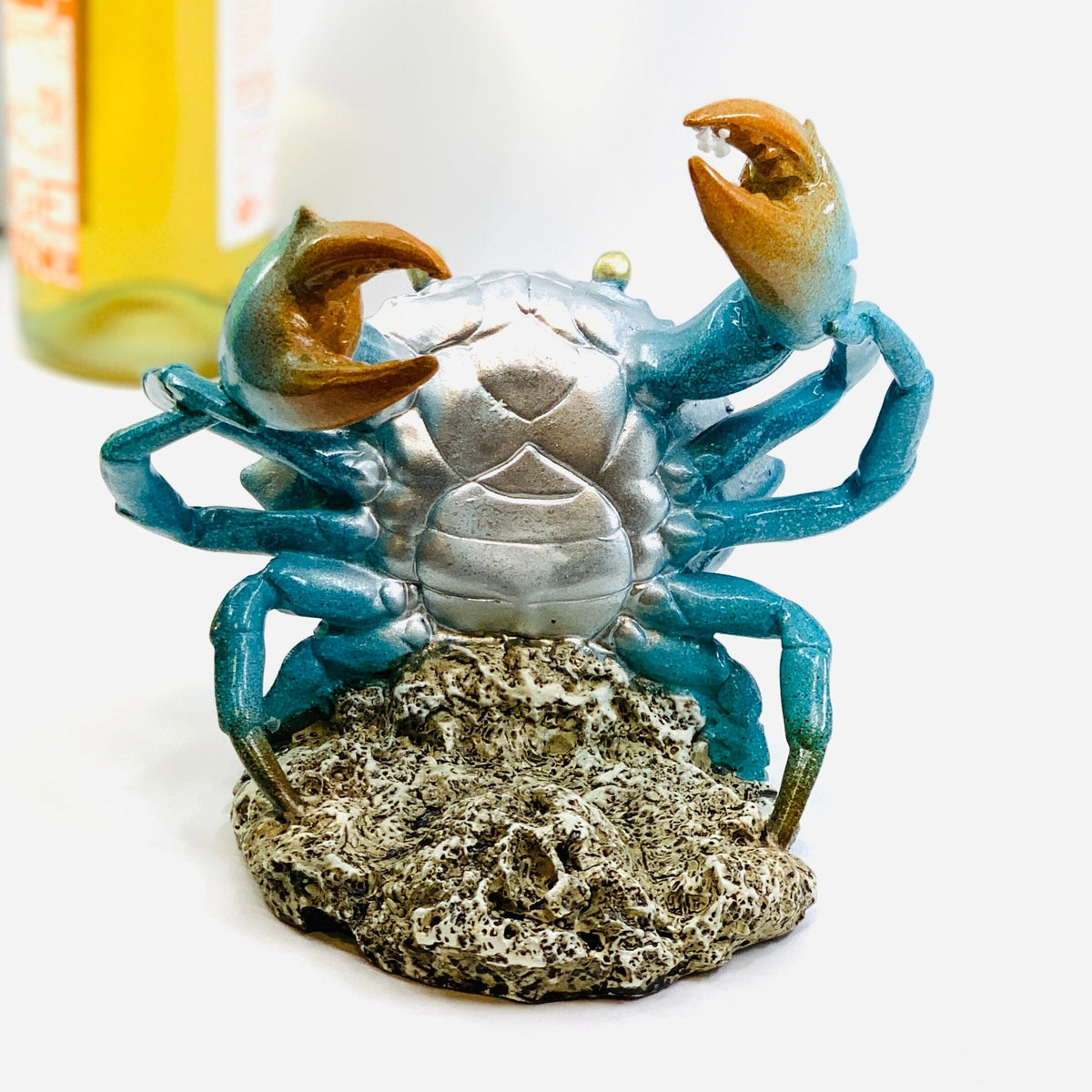 Blue Crab Wine Bottle Holder Chesapeake Bay 