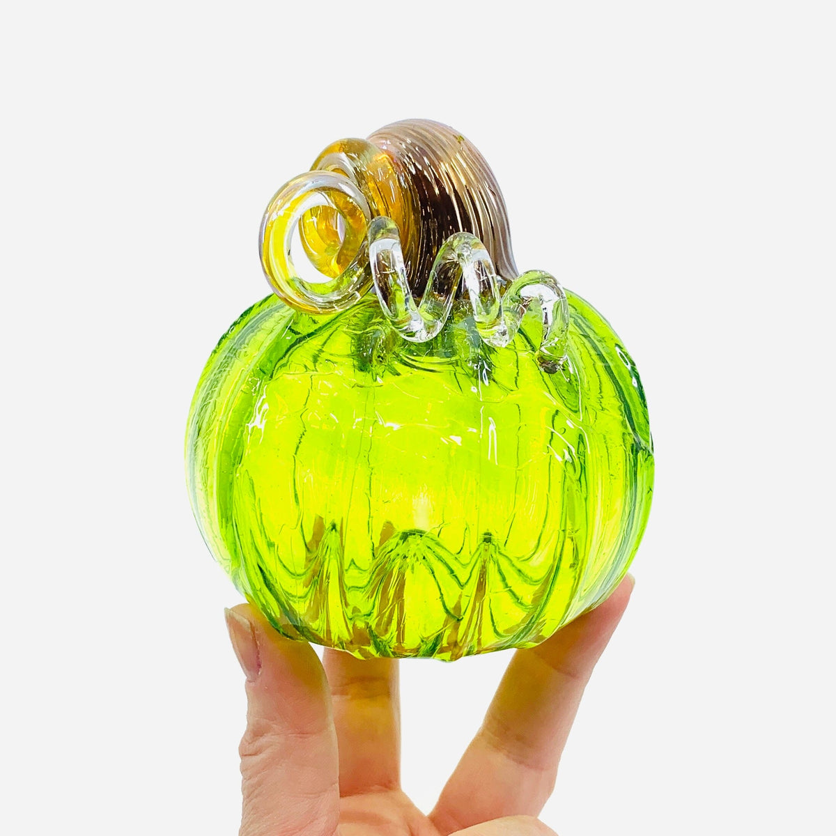 Daily Pumpkin 3353 Practice Mini Gabby Luke Adams Glass Blowing Studio 