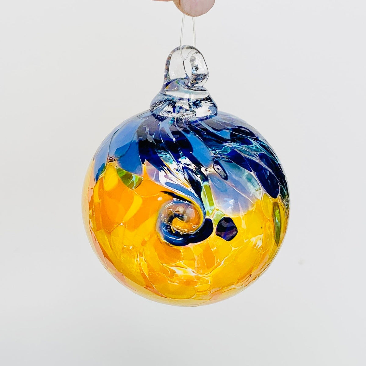 Mini Ornament, Starry Night Ornament Luke Adams Glass Blowing Studio 