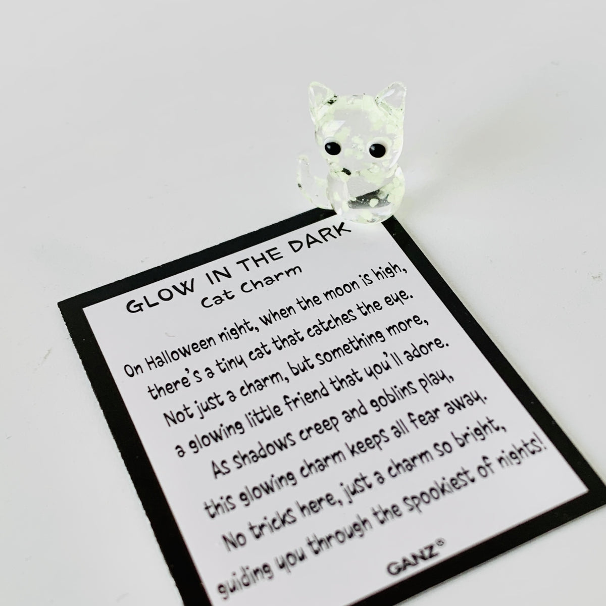 Glow in the Dark Cat Charm - PT204