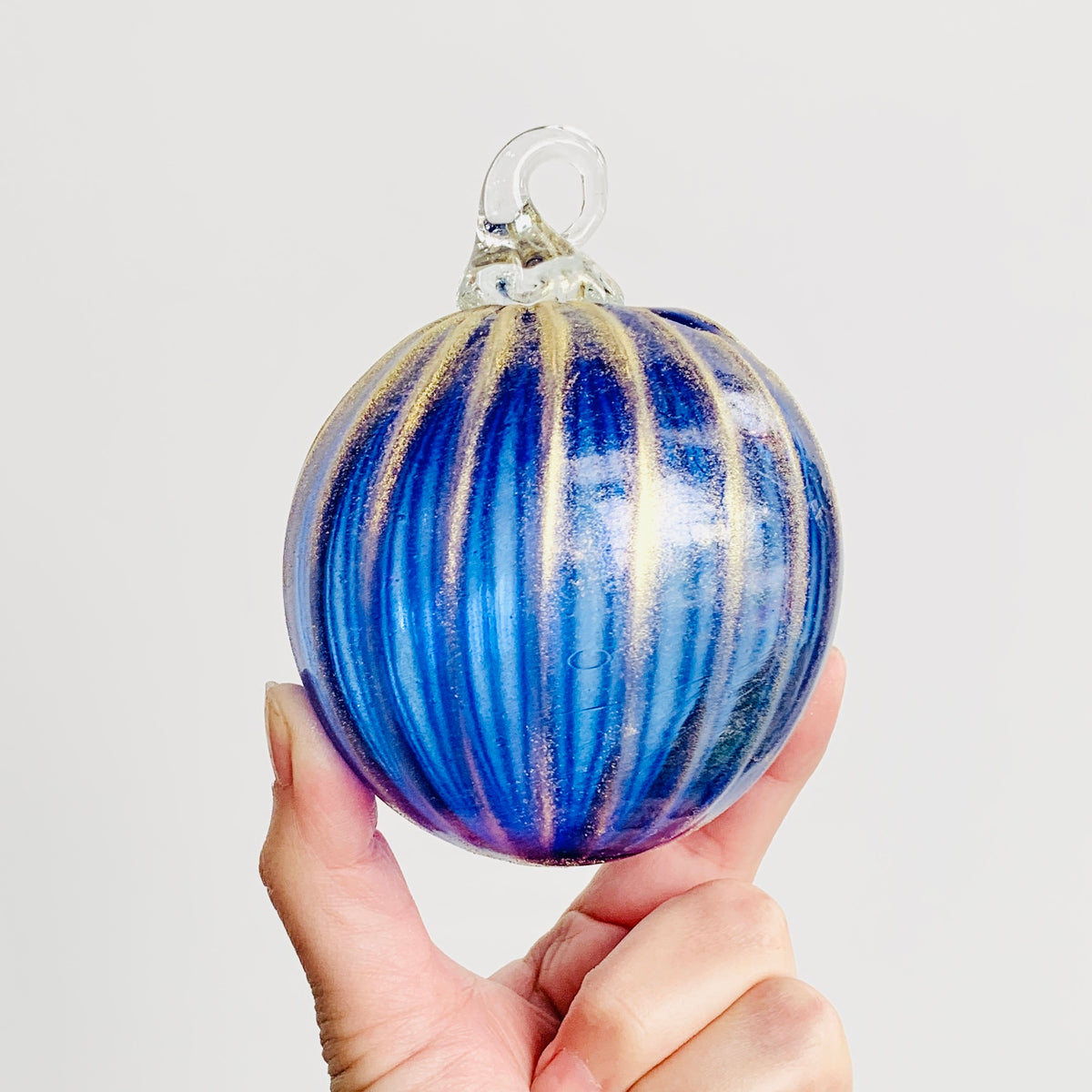 Cobalt Shimmer Ornament