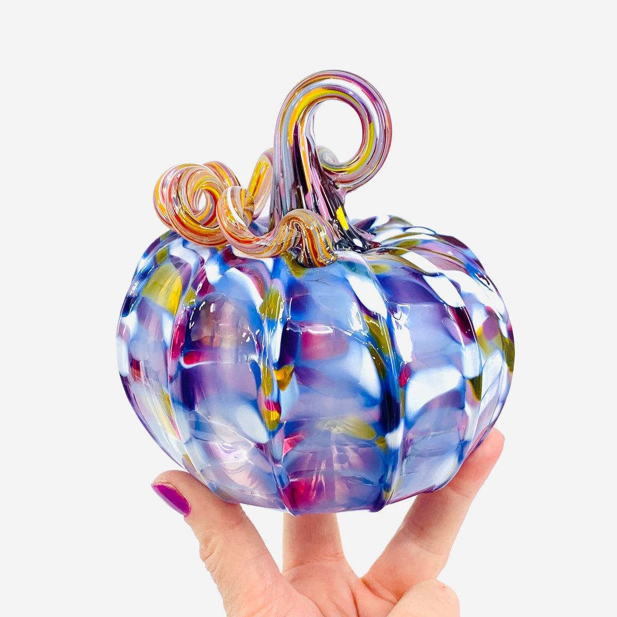 Daily Pumpkin 3037 Squat Gabby Luke Adams Glass Blowing Studio 