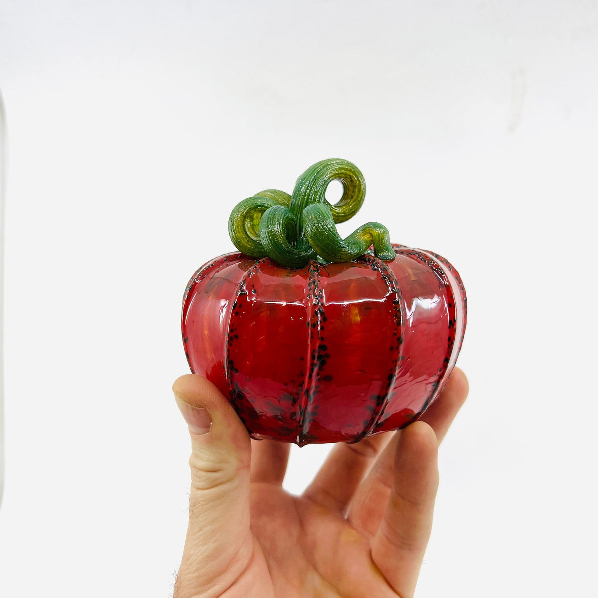 Daily Pumpkin 1044 Holiday Squat Gabby Luke Adams Glass Blowing Studio 