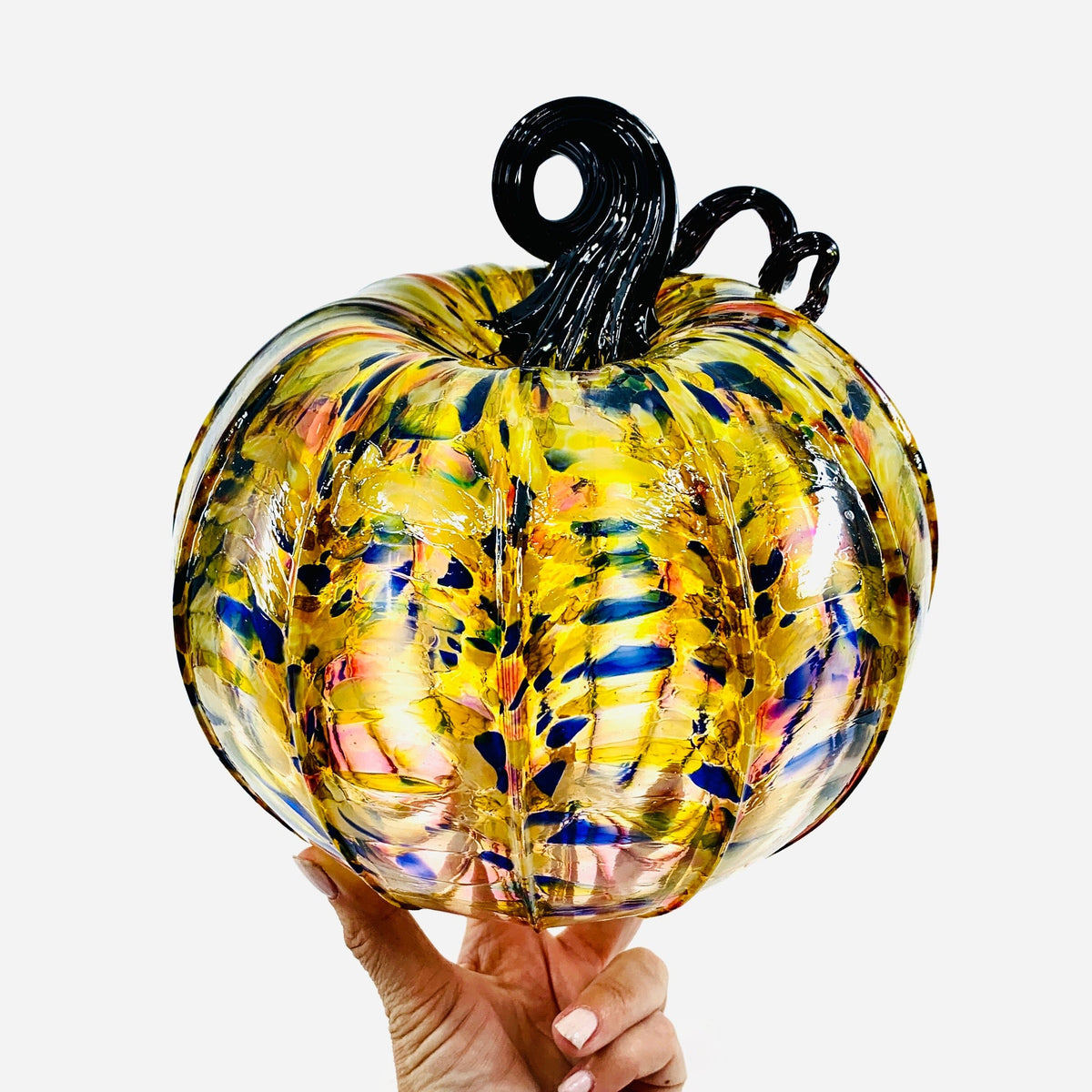 the Moonrise Pumpkin Production Pumpkin Luke Adams Glass Blowing Studio LARGE 