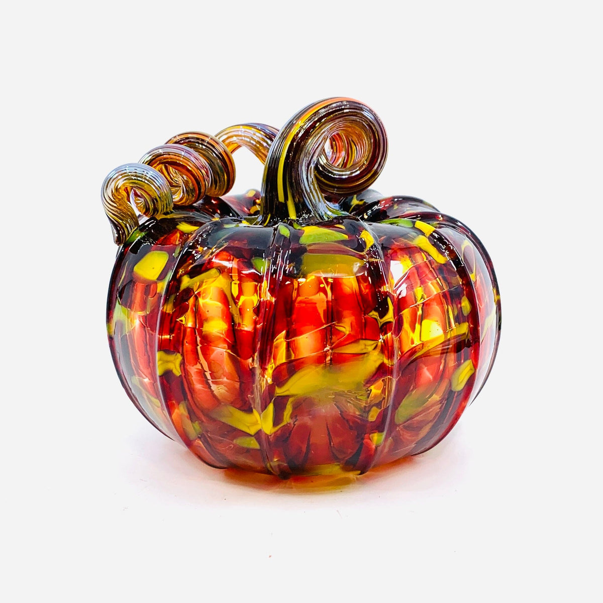 Daily Pumpkin 3924 Fall Squat Gabby Luke Adams Glass Blowing Studio 