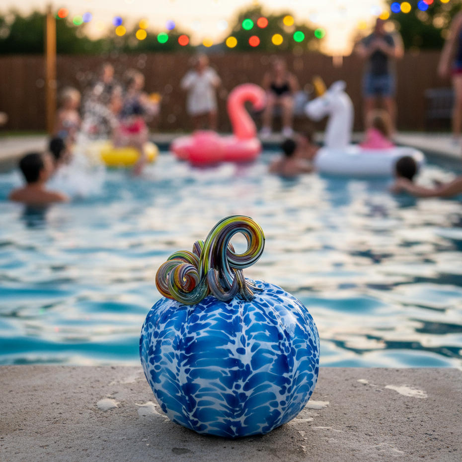 Pool Party Small Pumpkin