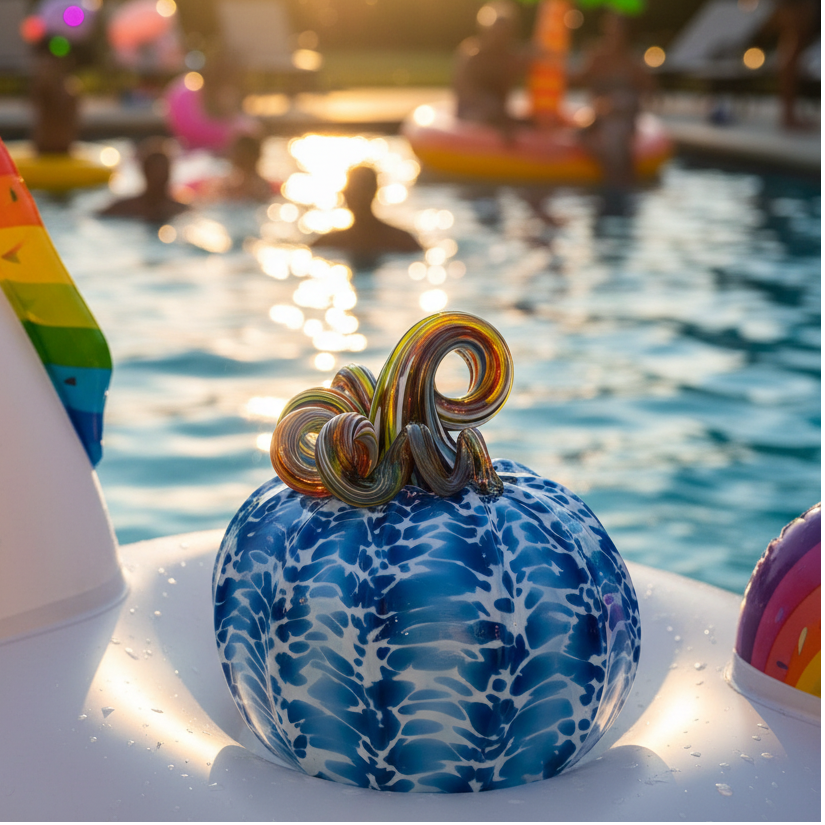 Pool Party Small Pumpkin
