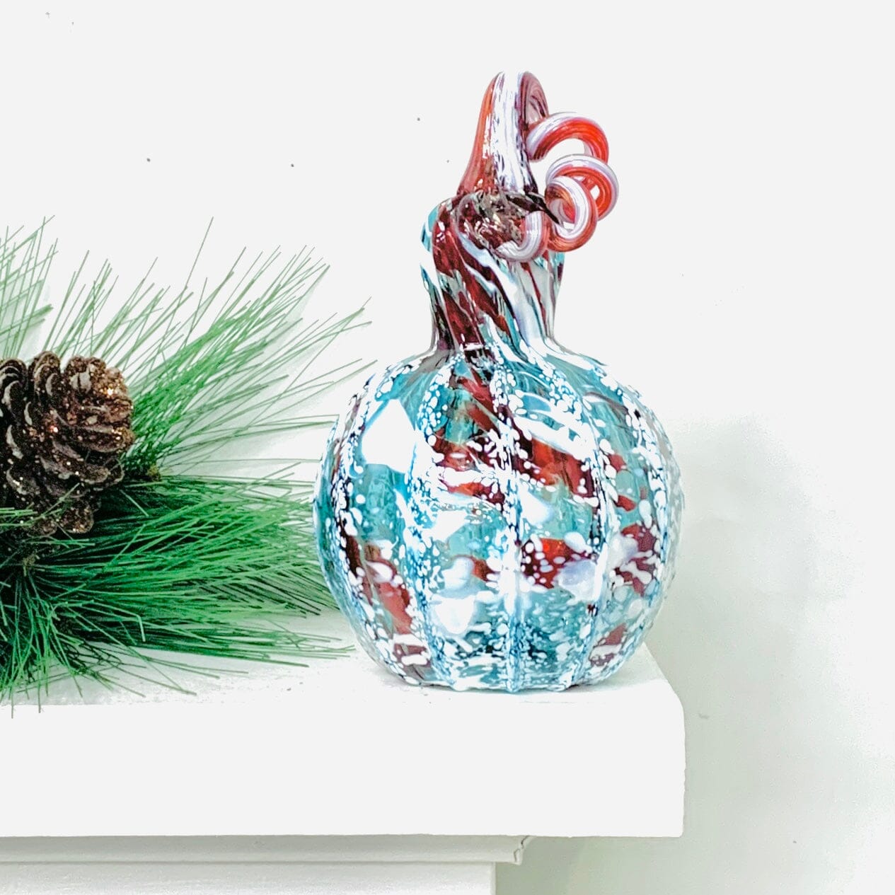 Winter Frost Gourd Inspo Luke Adams Glass Blowing Studio 
