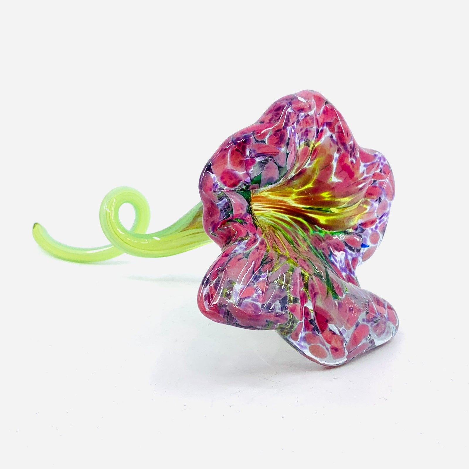 Pulled Glass Flower 16 Decor Luke Adams Glass Blowing Studio 