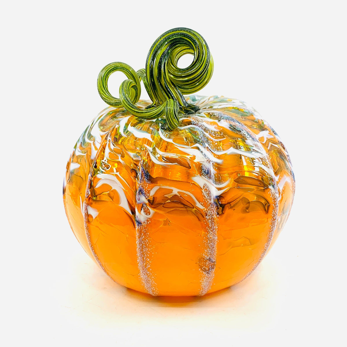 Daily Pumpkin 647 Large Gabby Luke Adams Glass Blowing Studio 