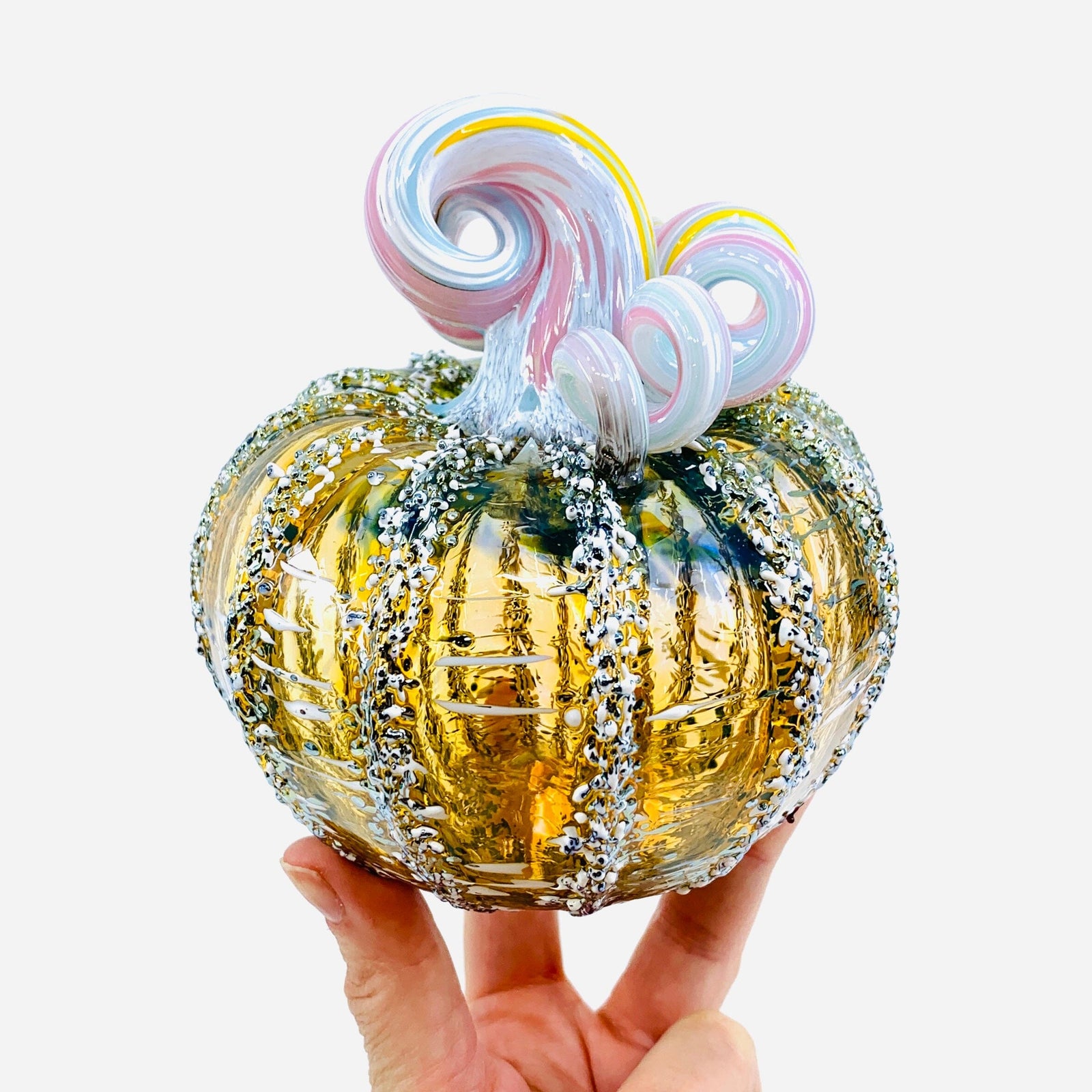 Daily Pumpkin 951 Squat Gabby Luke Adams Glass Blowing Studio 