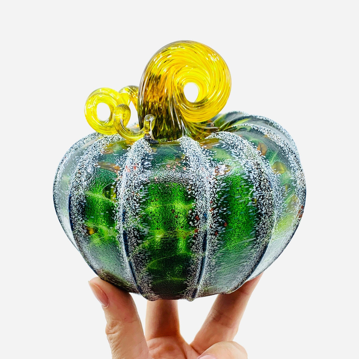 Daily Pumpkin 1277 Squat Daily Pumpkin Luke Adams Glass Blowing Studio 