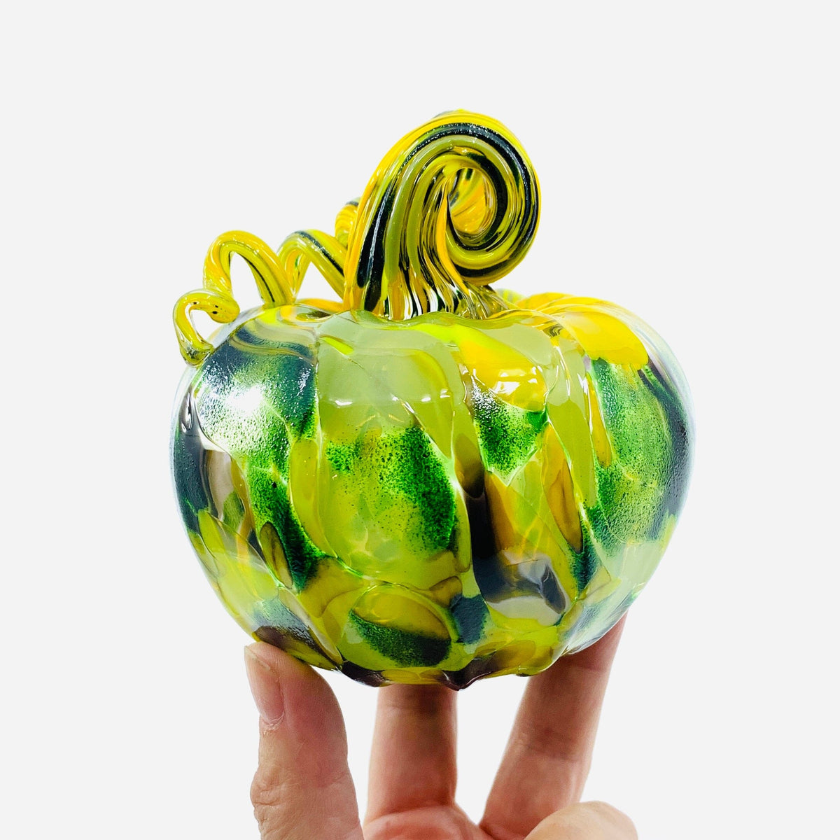 Daily Pumpkin 3630 Fall Jumbo Mini Gabby Luke Adams Glass Blowing Studio 