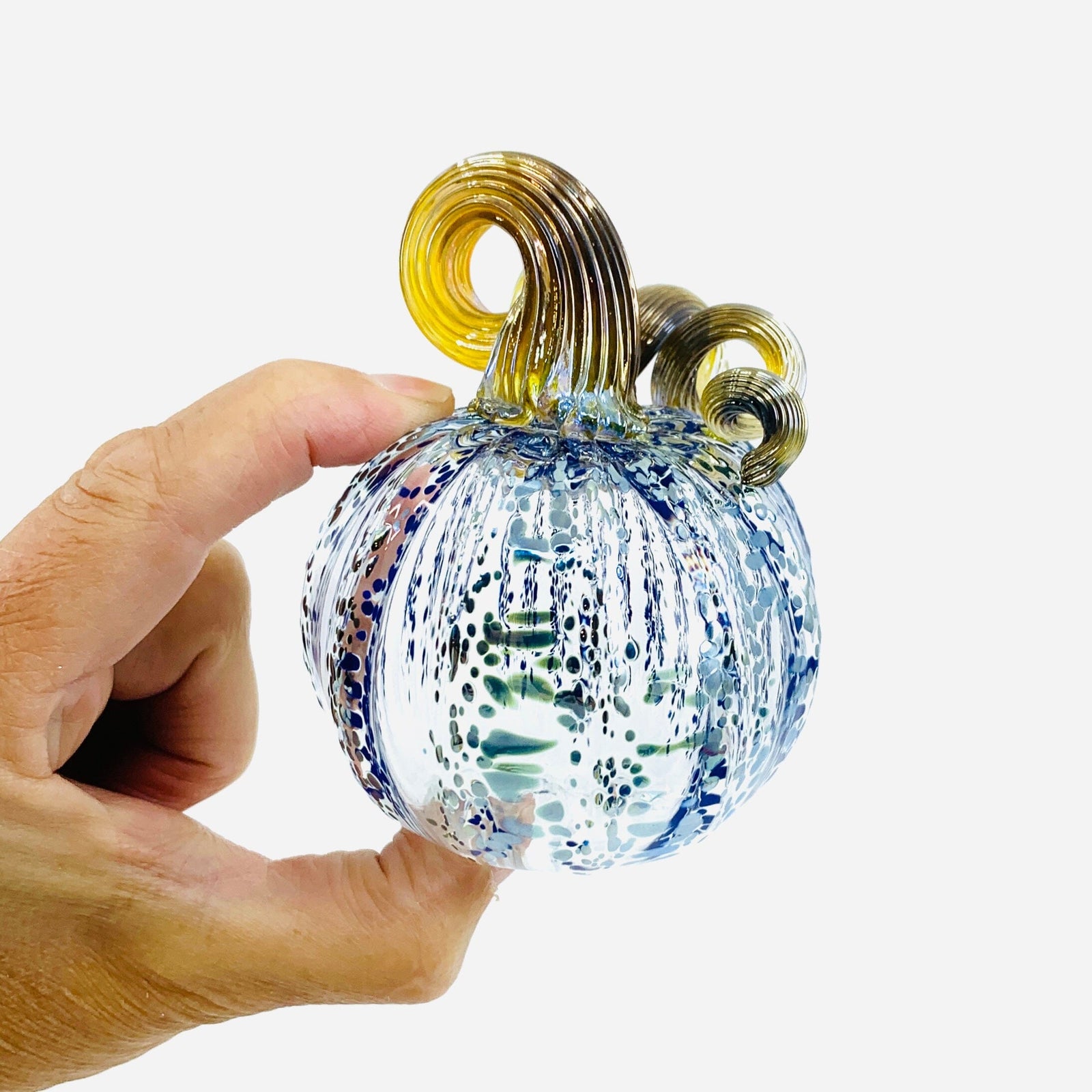 Daily Pumpkin 1354 Cutie Gabby Luke Adams Glass Blowing Studio 