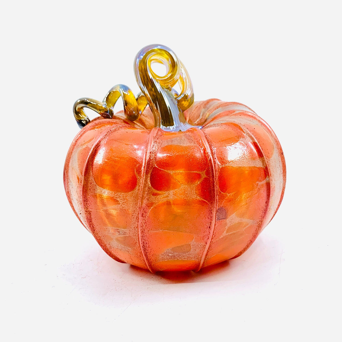 Daily Glow Pumpkin 522 Fall Squat Daily Pumpkin Luke Adams Glass Blowing Studio 