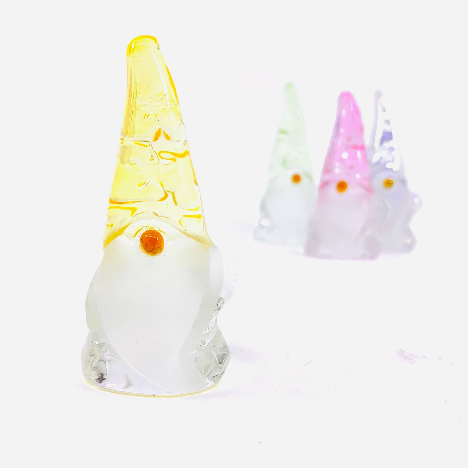 Glass Spring Star Gnome, Yellow Miniature Amazon 