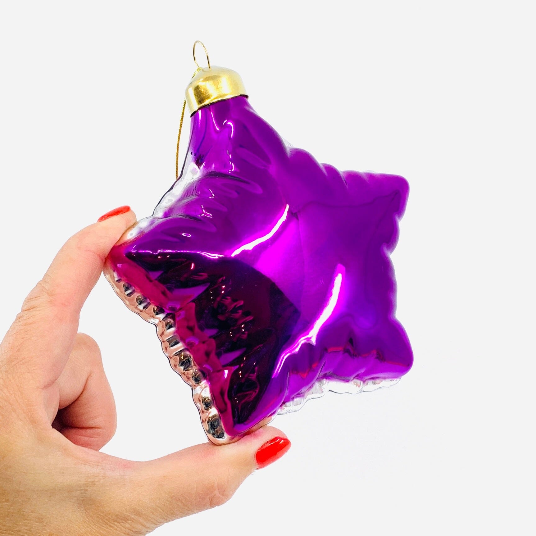 Balloon Star Ornament 90, Purple Ornament One Hundred 80 Degrees 