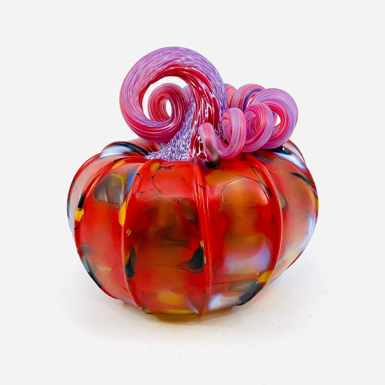 Daily Pumpkin 483 Matte Squat Gabby Luke Adams Glass Blowing Studio 