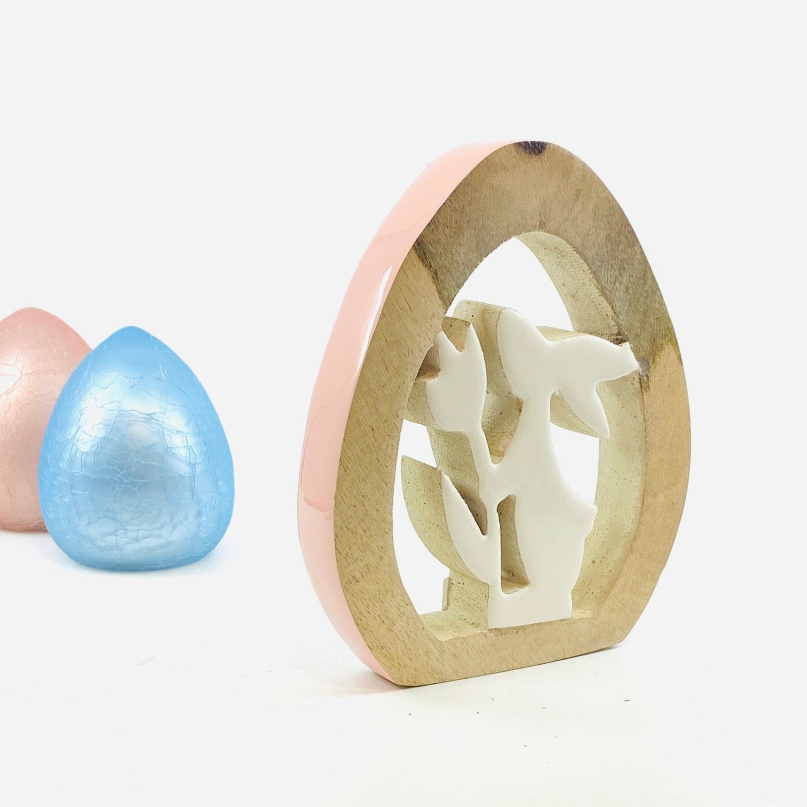 Wooden Enamel Easter Bunny Décor KEL-TOY 