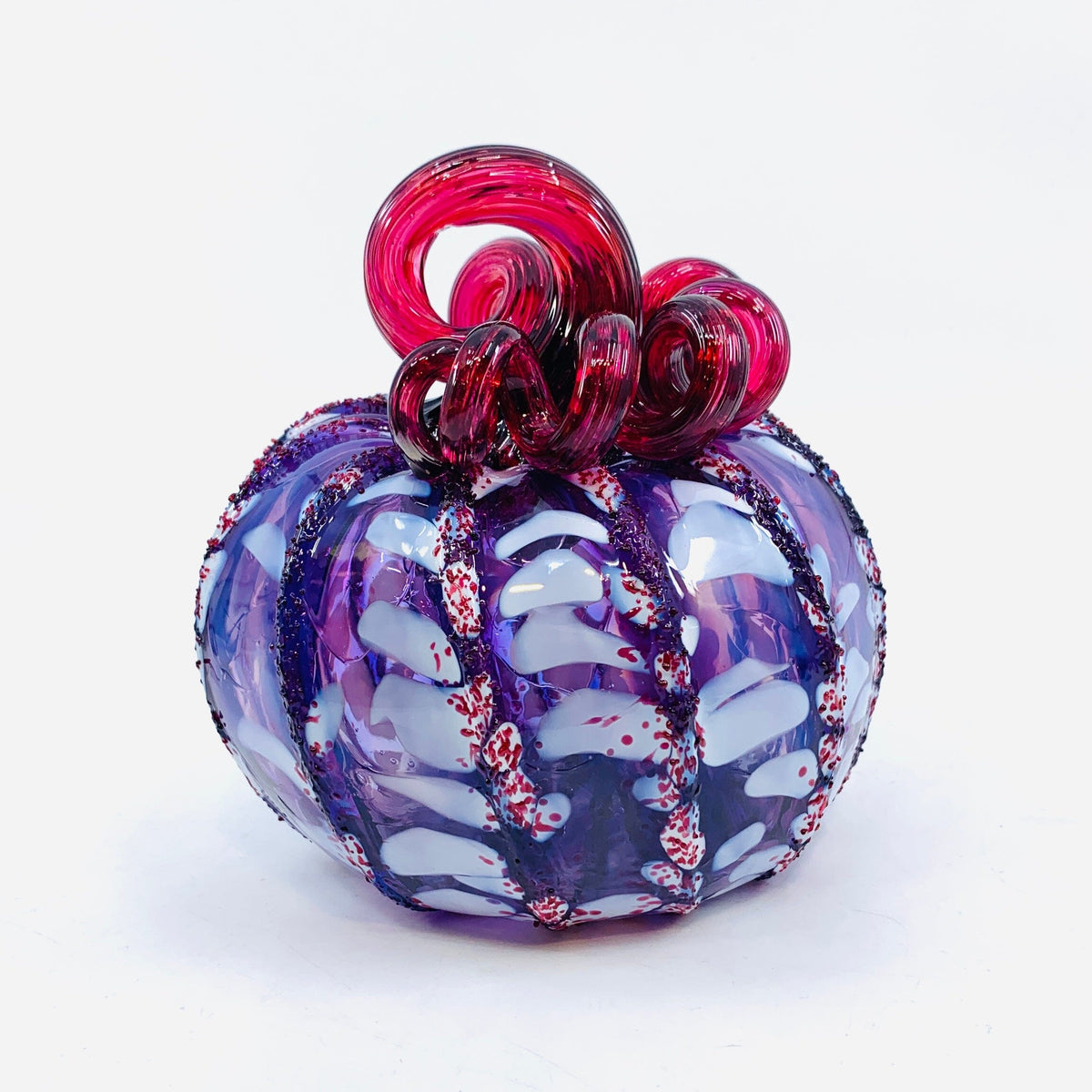 Daily Pumpkin 844 “Oops” Squat Gabby Luke Adams Glass Blowing Studio 