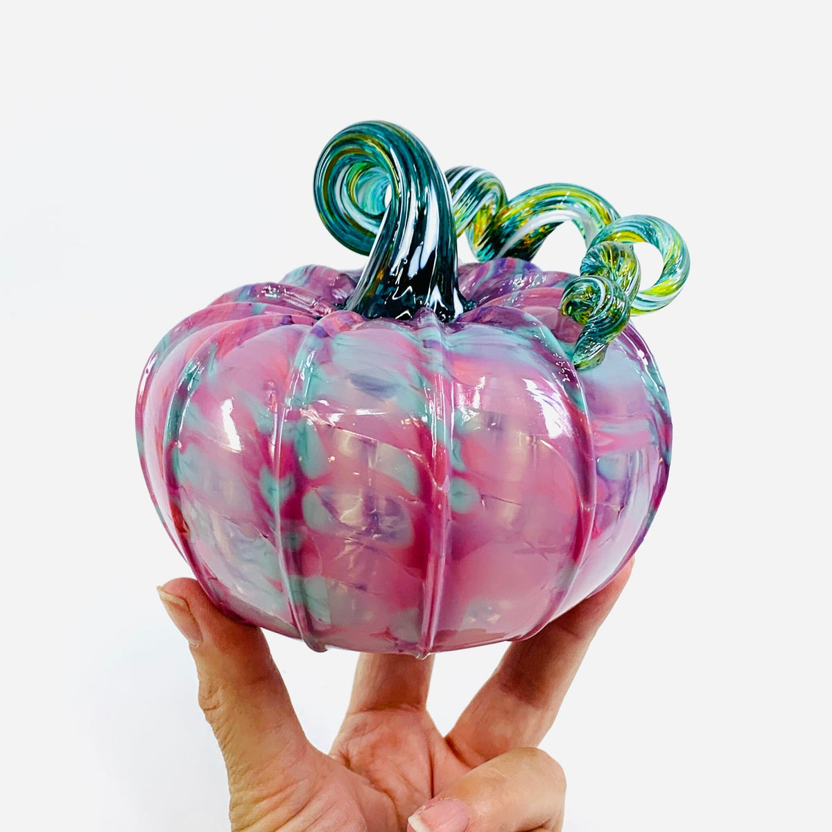 Daily Pumpkin 2741 Squat Gabby Luke Adams Glass Blowing Studio 