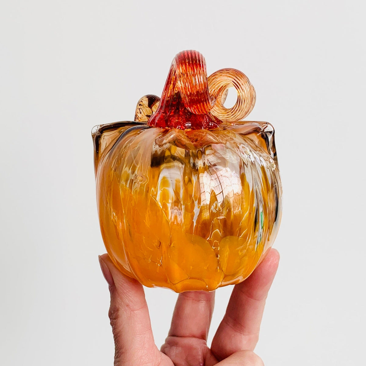 Daily Catkin 1316 Daily Pumpkin Luke Adams Glass Blowing Studio 