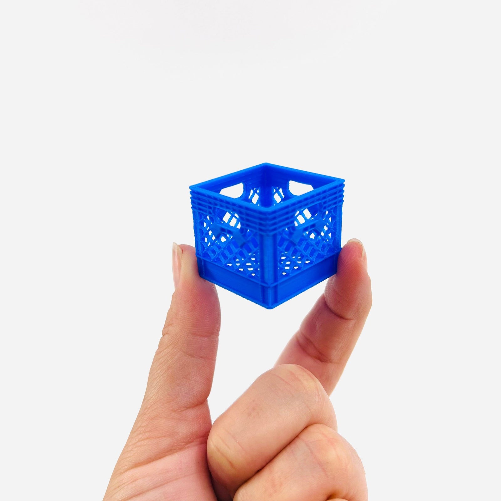 Miniature Milk Crate Miniature - Blue 