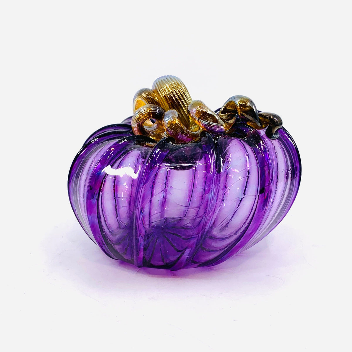 Daily Pumpkin 893 “Oops” Squat Gabby Luke Adams Glass Blowing Studio 