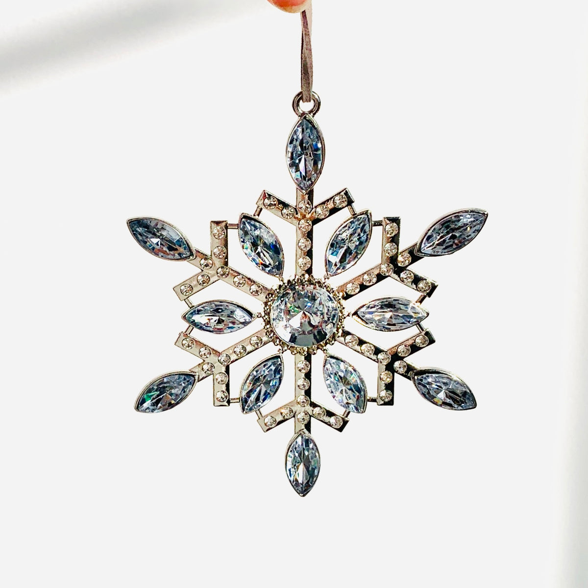 Snowflake Crystal Ornament 15