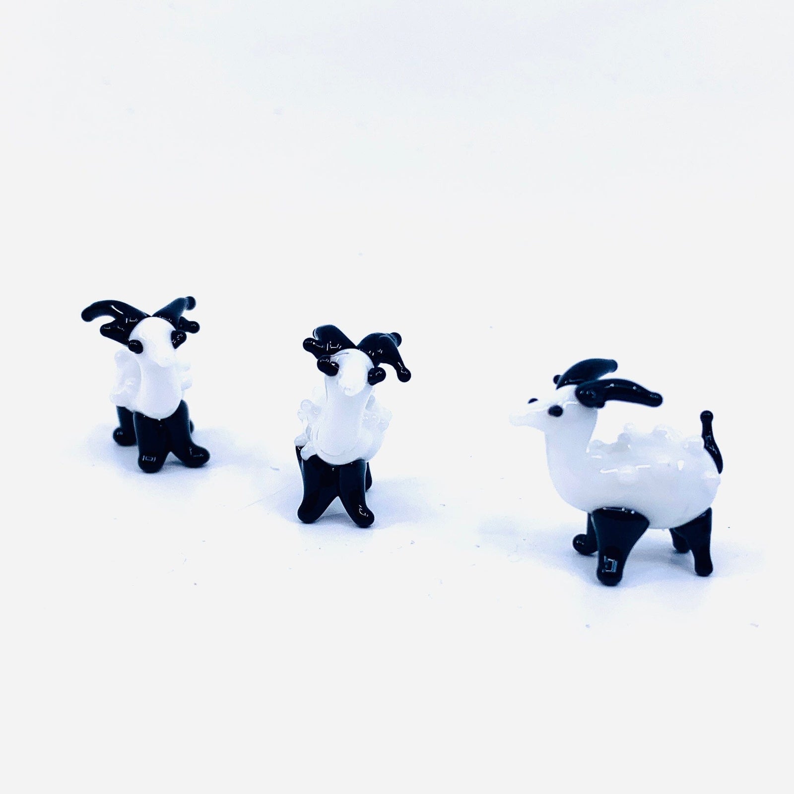 Tiny Glass Goat 345 Miniature GANZ 