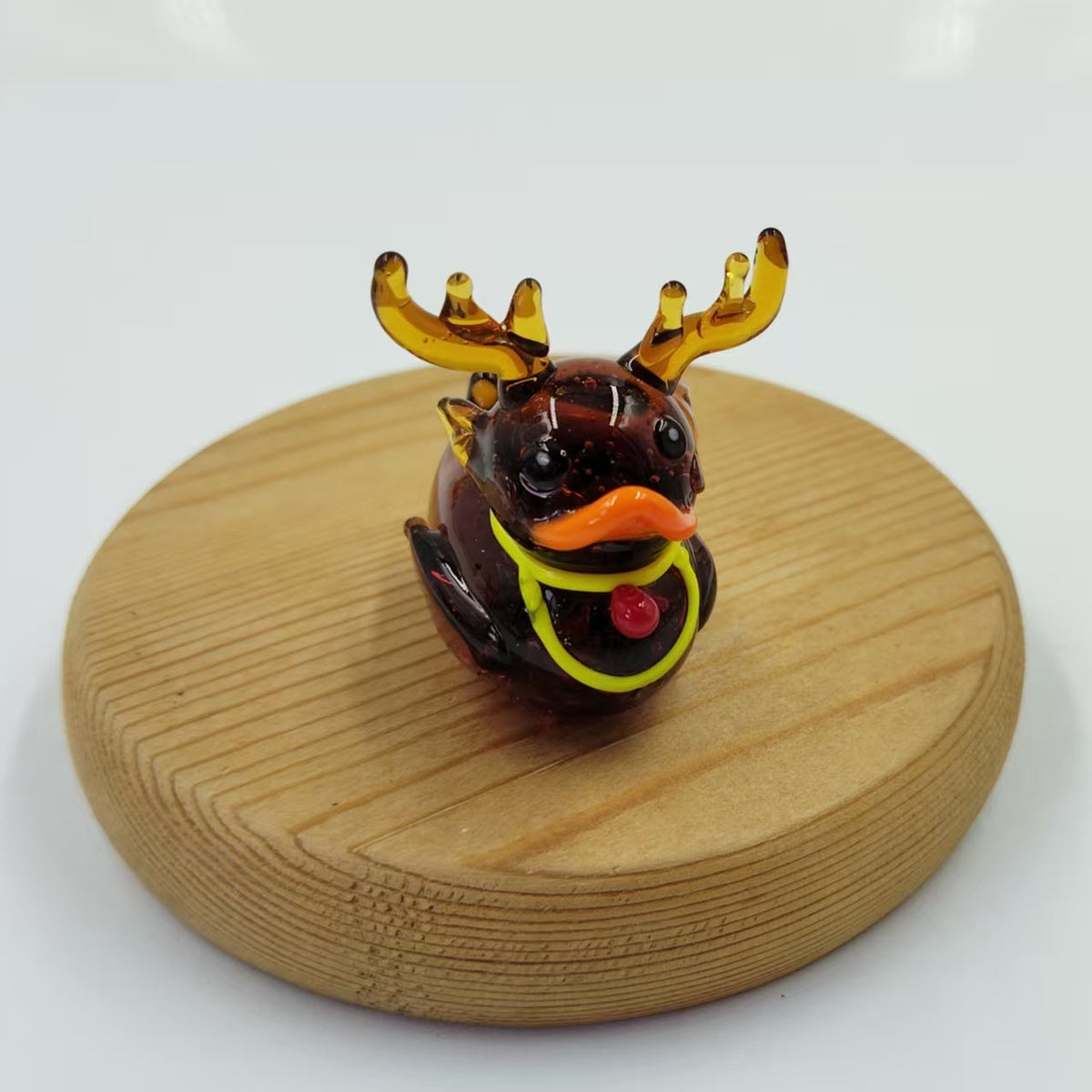 Reindeer - Mini Glass Rubber Duck