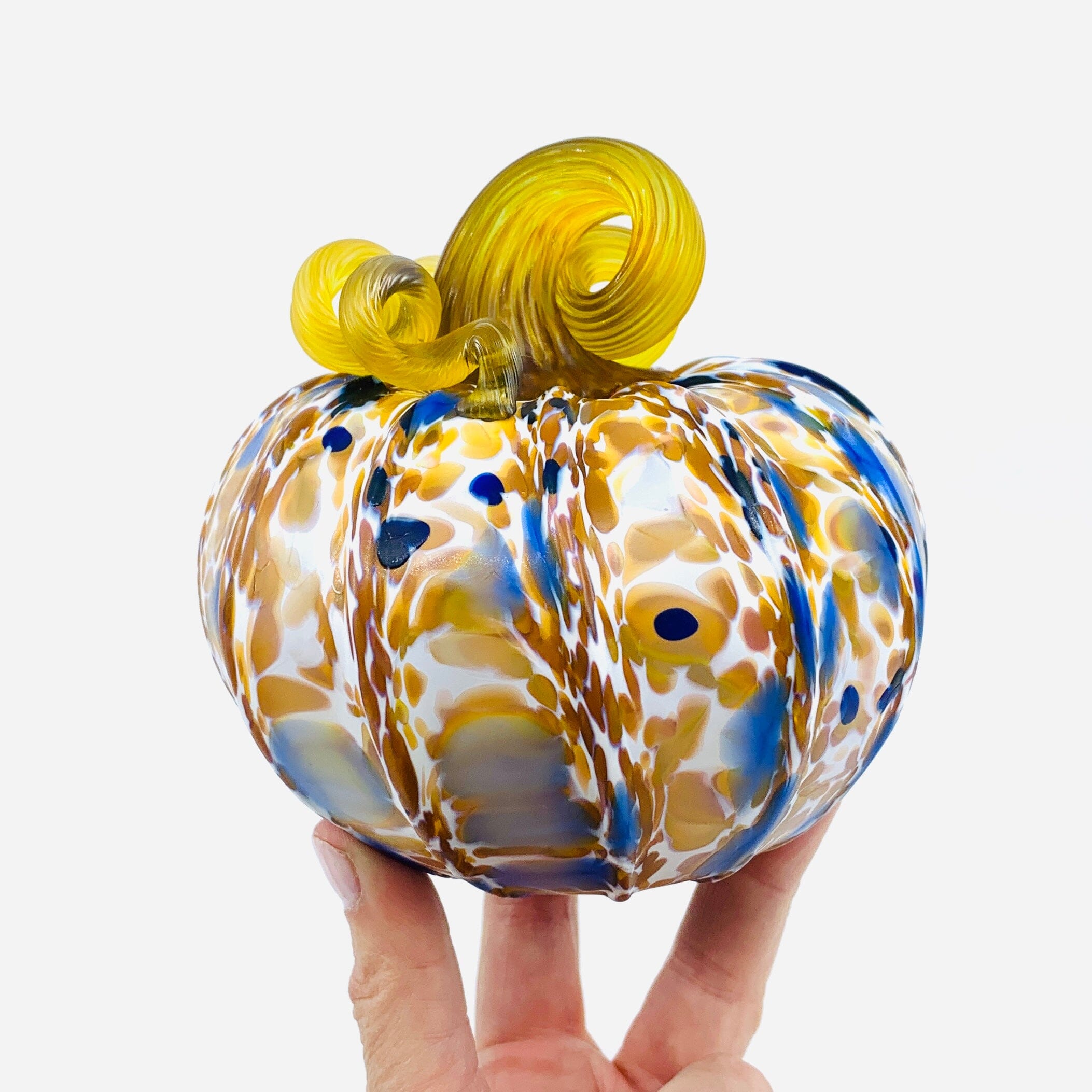 Daily Pumpkin 523 Coastal Matte Squat - Luke Adams Glass Blowing