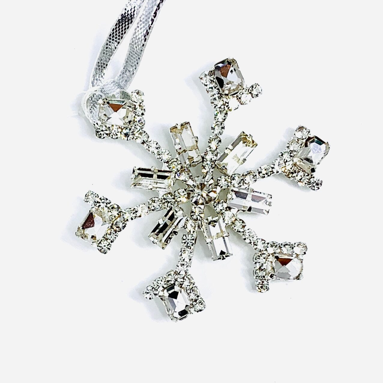 Snowflake Rhinestone Ornament 5 Oak Street 