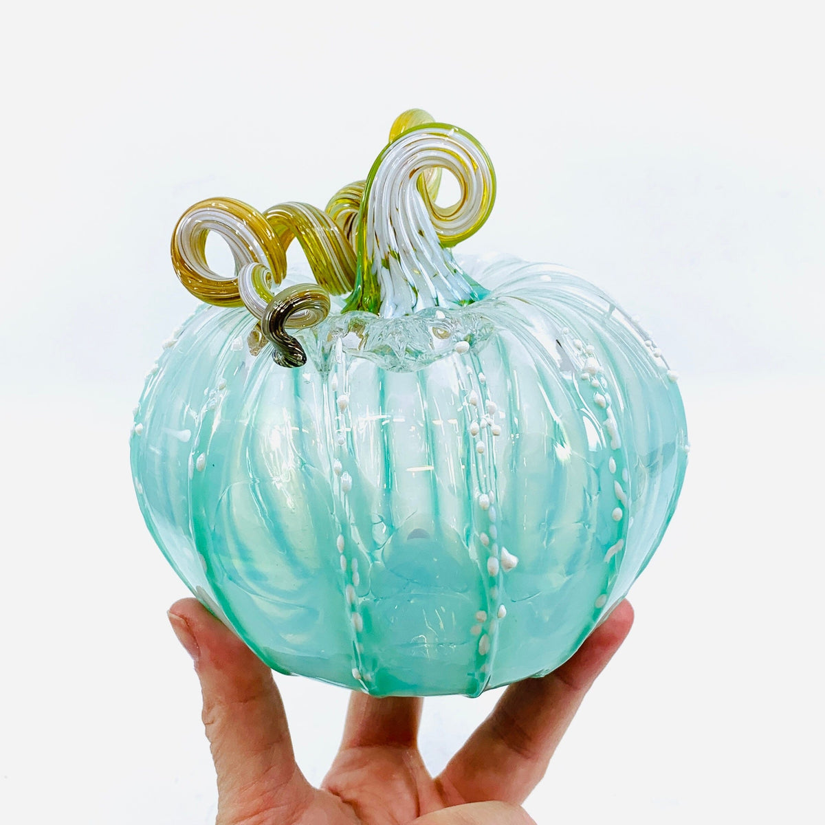 Daily Pumpkin 943 Squat Gabby Luke Adams Glass Blowing Studio 