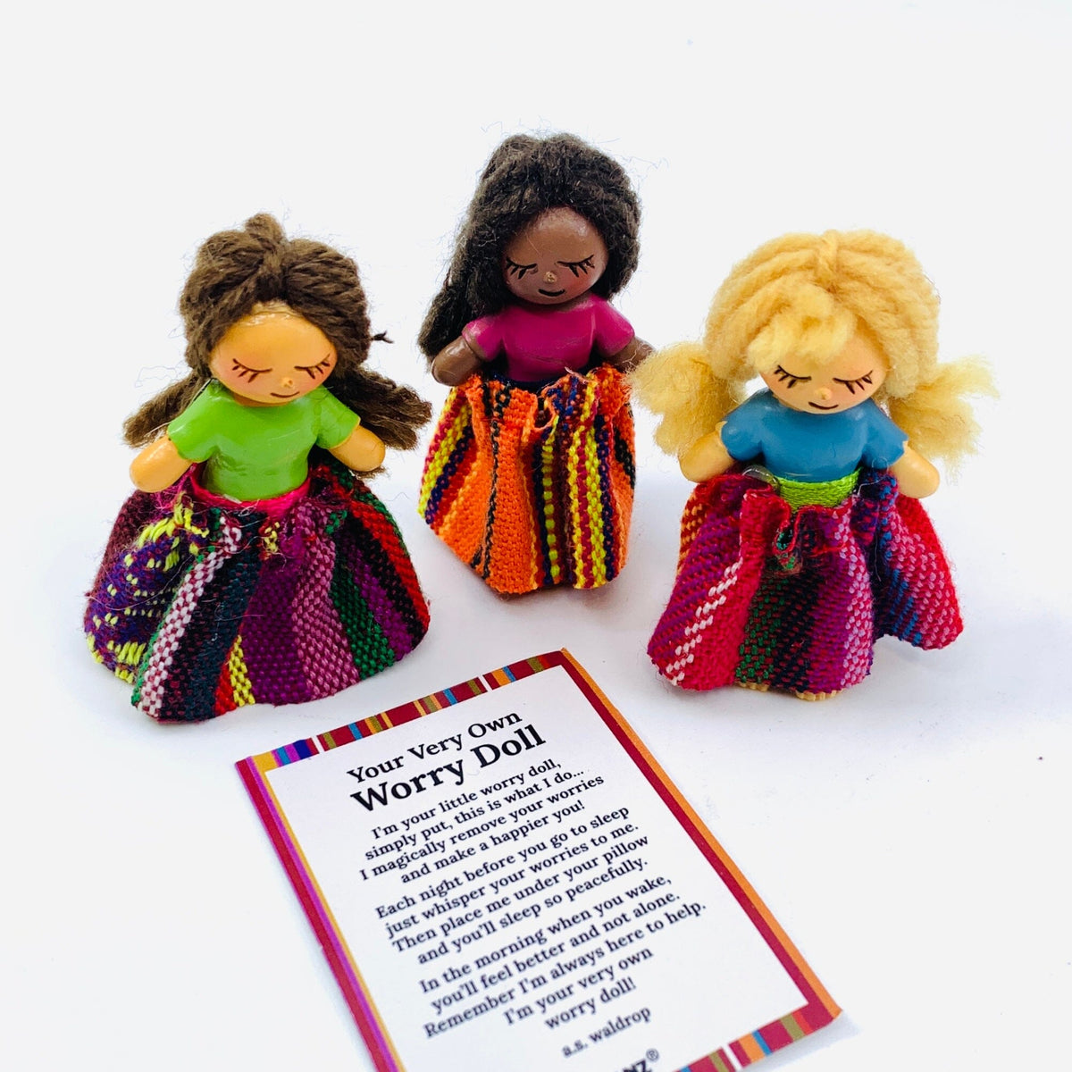 Your Very Own WORRY DOLL Charm - PT163 Miniature GANZ 