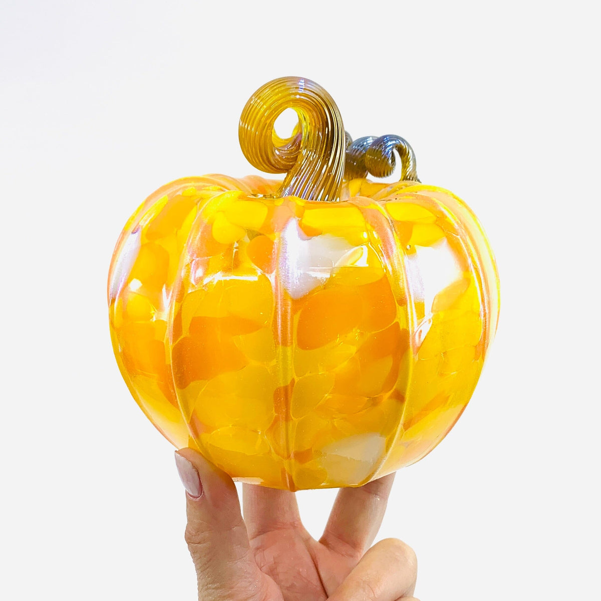 Daily Pumpkin 227 Fall Squat Daily Pumpkin Luke Adams Glass Blowing Studio 