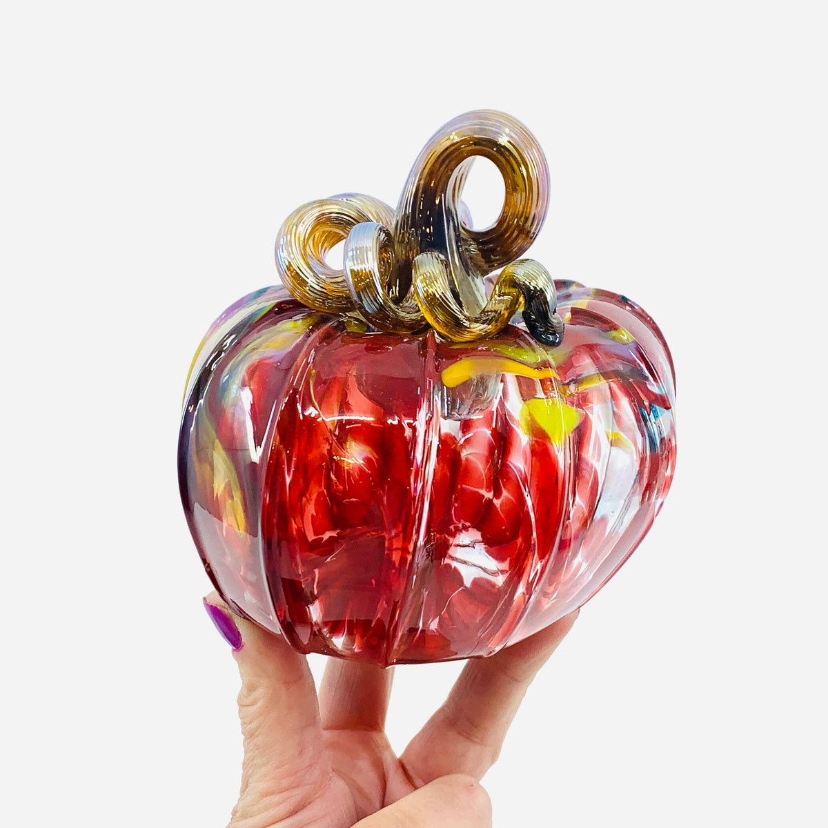 Daily Pumpkin 3091 Practice Squat Gabby Luke Adams Glass Blowing Studio 