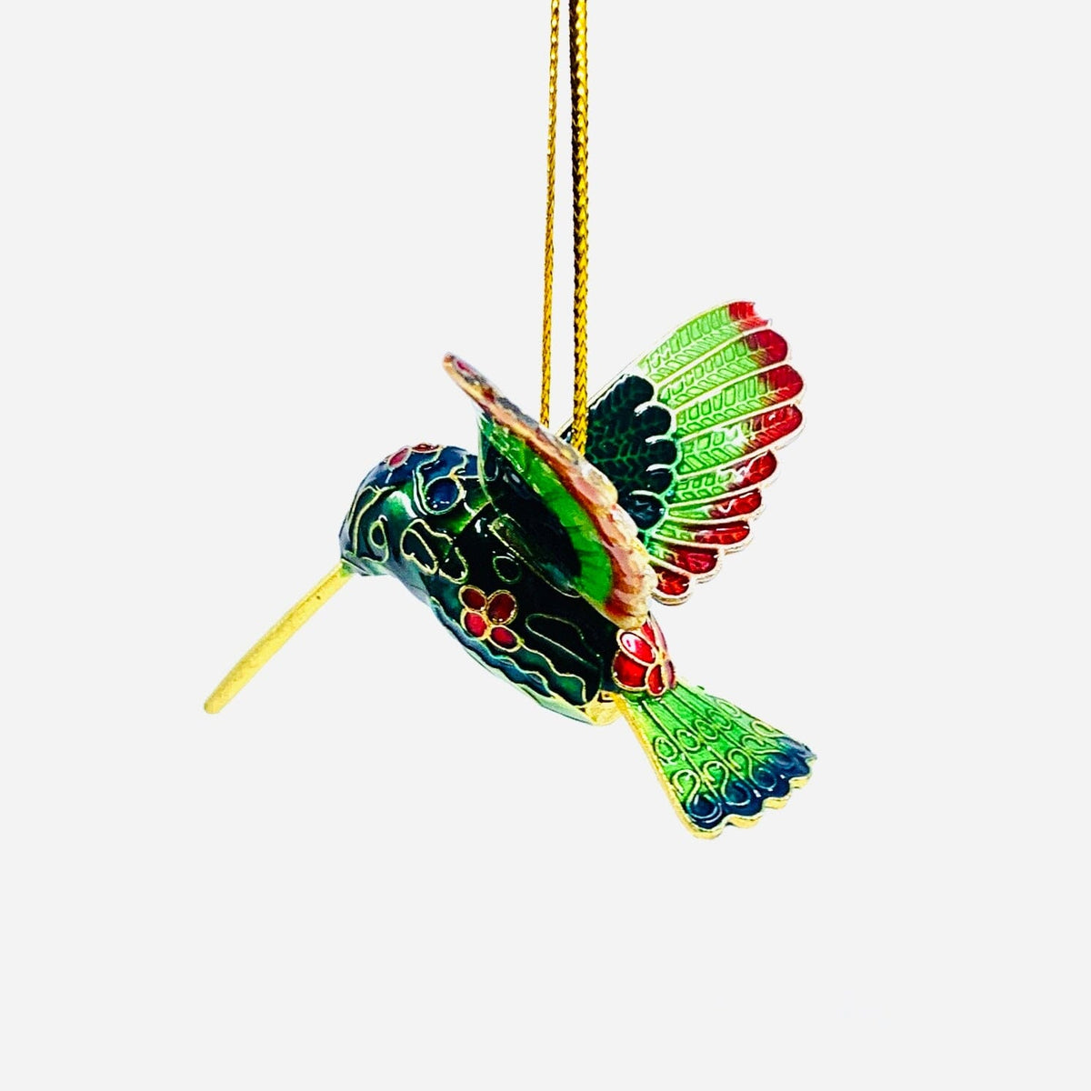 Enamel Hummingbird Ornament, 41 Ornament Kubla Craft 