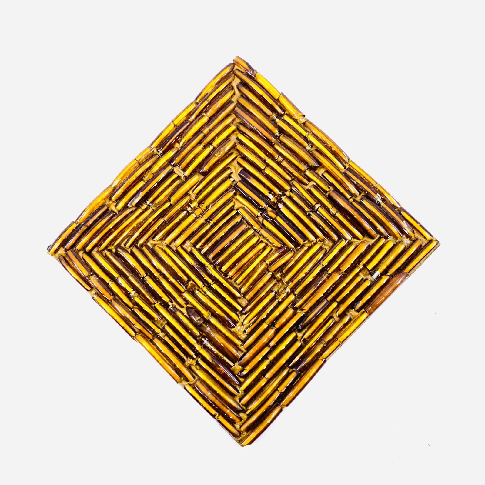 Recycled Glass Coaster, Bronze K & K Tabletop 