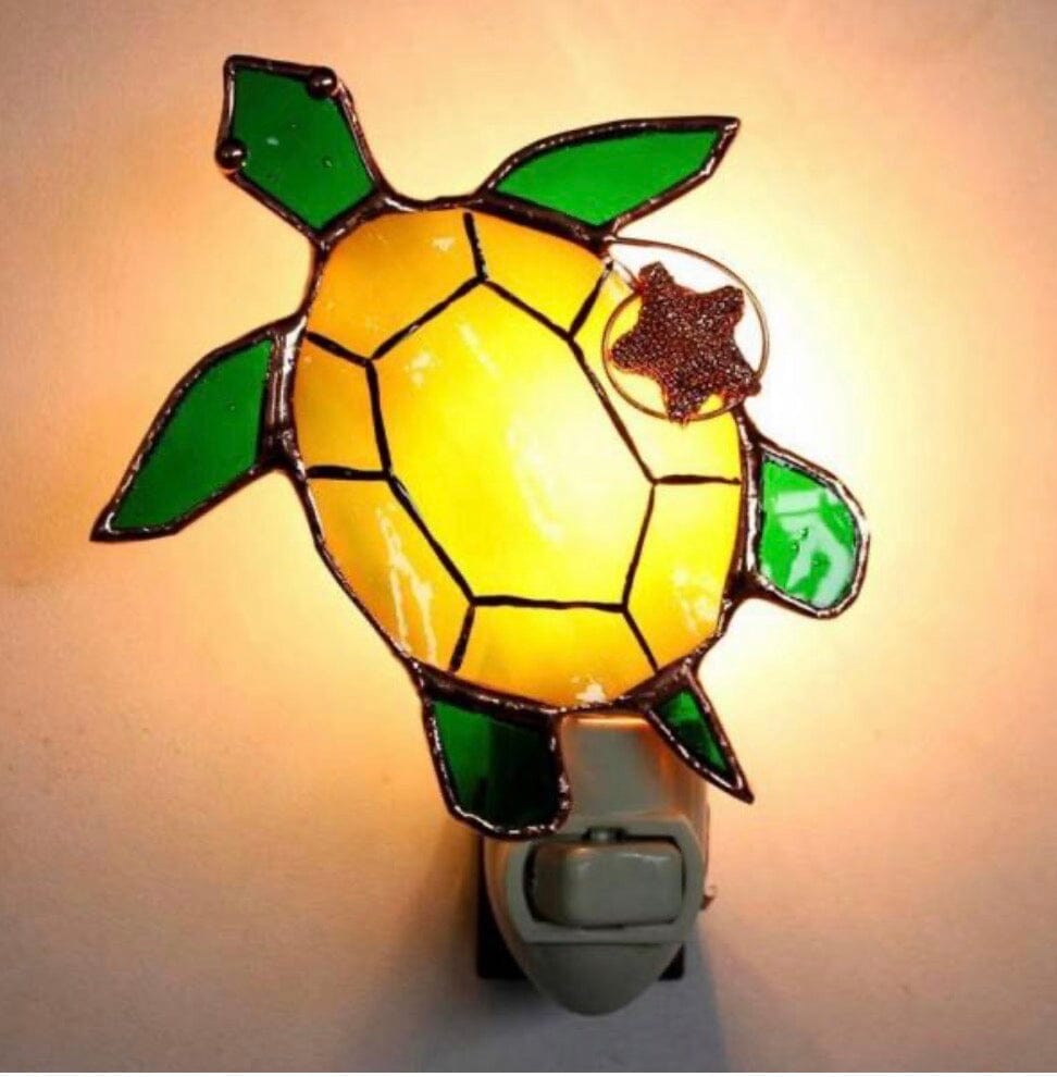 Stained Glass Turtle Nightlight Decor Gift Essentials 