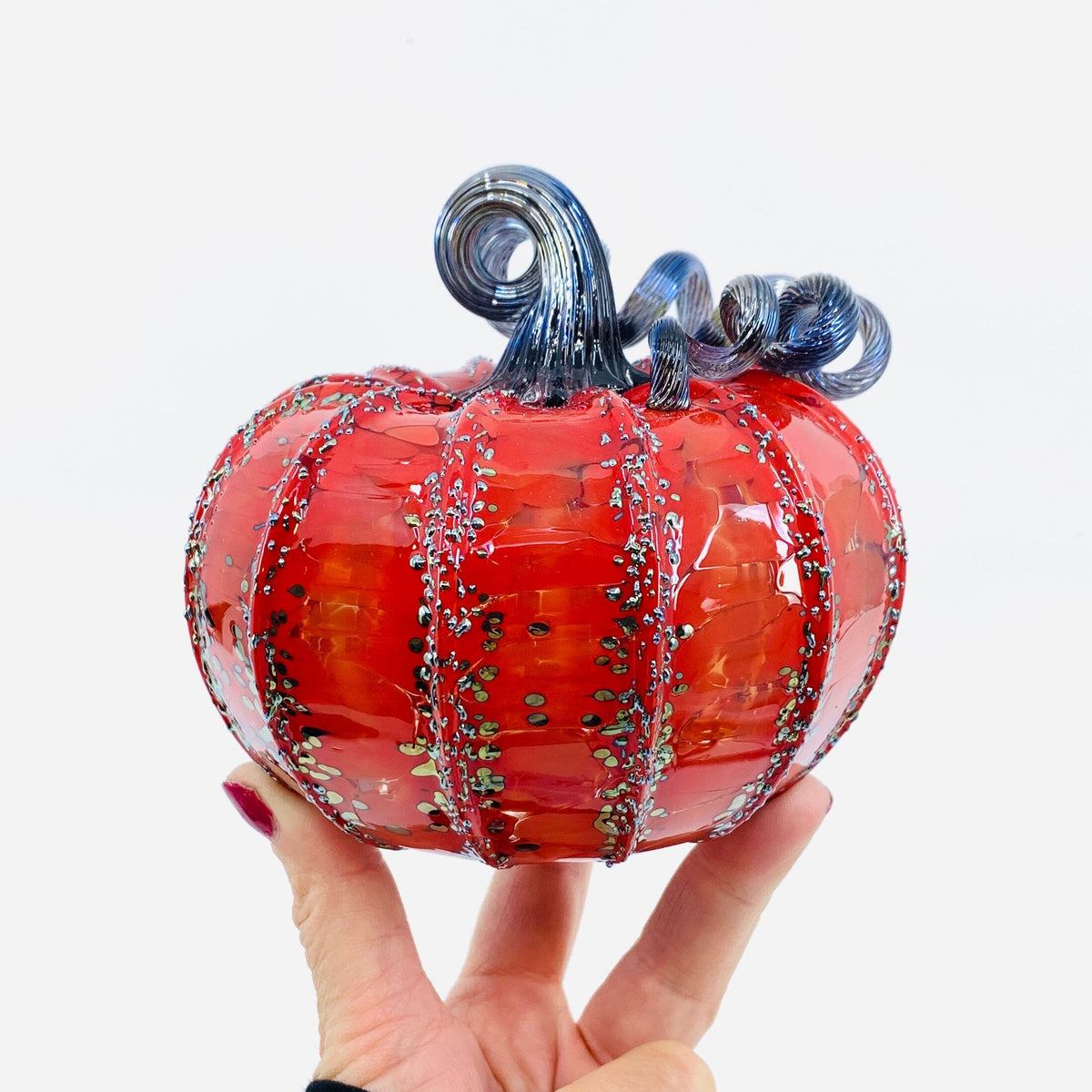 Daily Pumpkin 2111 Holiday Squat Gabby Luke Adams Glass Blowing Studio 